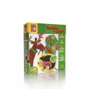 Міні-розвиваюча гра з липучками Їжачок у лісі